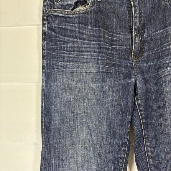 Kenneth Cole New York‎ Men's Distress Denim Blue Jeans Straight Leg Size 34×32 - Picture 3 of 12